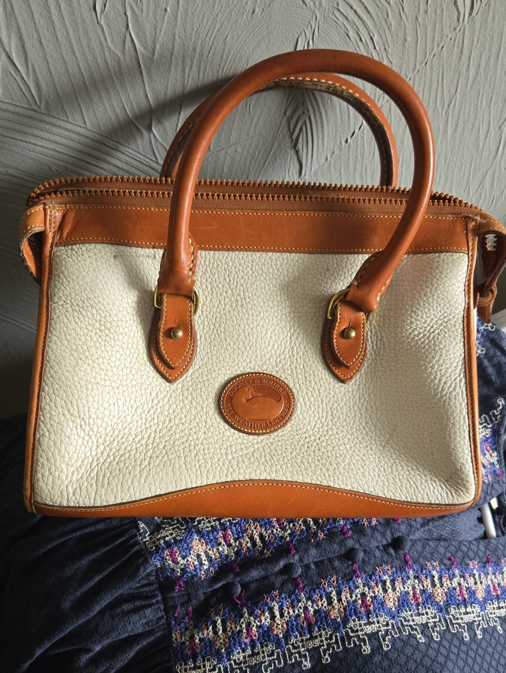 Dooney And Burke Cream Bag